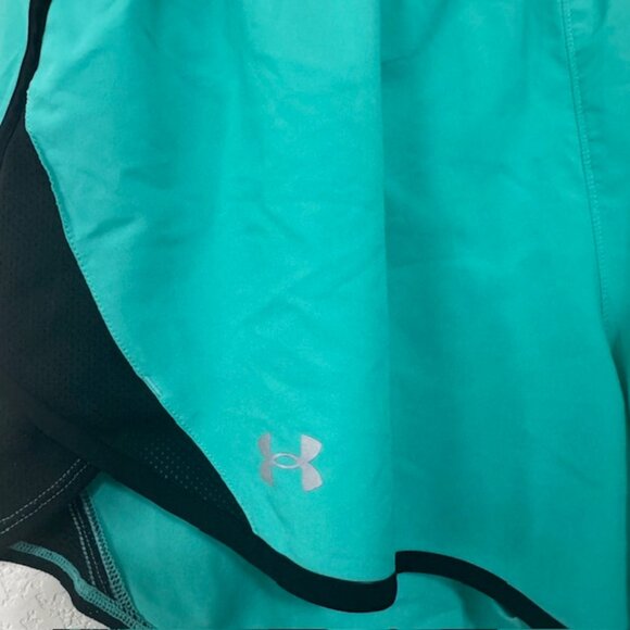 Under Armour Womens Fly By 2.0 Running Short's Size XL color Neptune‎ EUC - Picture 3 of 7